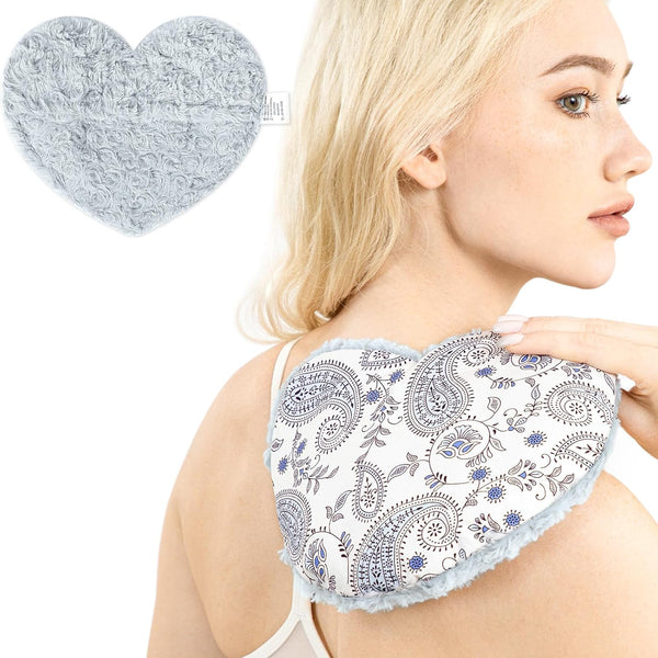 Hihealer Microwave Heating Pad - Microwavable Moist Heat Pad for Cramps, Joints, Neck Pain Relief - Reusable Self-Care