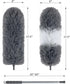 BOOMJOY Microfiber Duster, 100 Inches Extendable Pole, 2 Pack Washable Dusters for Cleaning Ceiling, Fan, Furniture