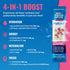 Hydration + Energy Amplifier — Multivitamin Electrolytes Powder Packets — Vitamin D3 K2, B6 B12 Vitamins, L-Theanine,