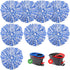 8 Pack RinseClean Spin Mop Replacement Heads - Compatible with RinseClean 2 Tank System, Blue Microfiber Refills