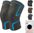 JWW Plus Size Knee Compression Sleeve for Big Thighs, 2 Pack Knee Brace