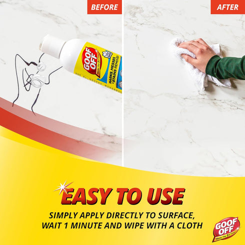 Goof Off Marks, Messes & Stains Remover - 8 fl. oz Household Surface Safe Cleaner