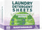 Eco Friendly Laundry Detergent Sheets, 200 Loads, Plastic Free, Lavender