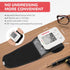 Portable Blood Pressure Monitor Wrist, Adjustable Cuff 5.3-8.5in, Large LCD, Home Use with Carrying Case
