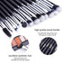 MSQ Eye Makeup Brushes 12pcs, Eyeshadow Makeup Brushes Set with Soft Synthetic Hairs & Real Longer Wood Handle for