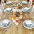 Maxdot 100 10 12 Inch Set 50 Pcs Fall Plates and Napkins x Heavy Duty Oval Thanksgiving Paper Plates Disposable