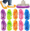10 Pcs Washable Shoes Cover Dust Duster, Reusable Microfiber Mop Slippers for Floor Cleaning