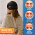 sticro Sinus Relief Mask - Moist Heat Electric Face Heating Pad with 3 Temp Settings, Black