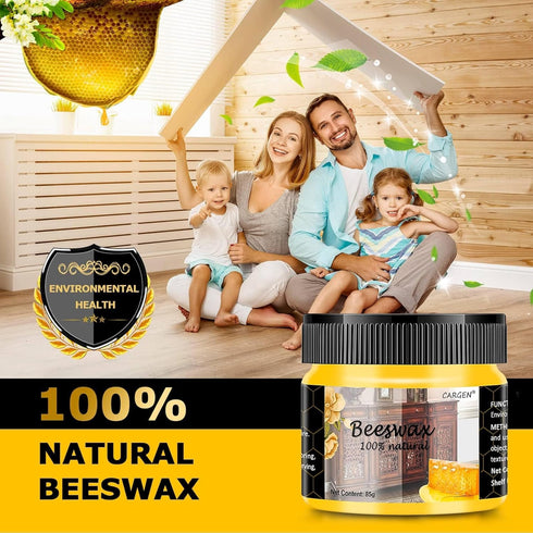 CARGEN 3 PCS Wood Seasoning Beeswax, Natural Traditional Wood Wax for Furniture Care