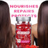 Hussell Hair Treatment Serum - 40 Hair Care Capsules, No Rinse, with Argan, Macadamia & Avocado Oils, Vitamins A, E,