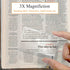 MAGDEPO 2 Pack Magnifying Sheet, 3X PVC Page Magnifier B6 Size with 2 Card Size Magnifier Lens