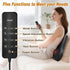 Joyset Tissue,4D Back Massager with Heat,Neck Massager for Back Pain Deep Kneading Shiatsu Lower Back Massage Pillow