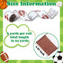 Football Wired Edge Ribbon - 4 Rolls 24 Yards Brown Green Football Burlap Ribbon for Football Game, Rugby Pastel Wired Ribbon for Bow Wreaths, Football Theme Fabric Ribbon for DIY Craft by H1vojoxo