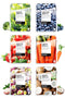 FARMSKIN Superfood Salad Sheet Mask Set of 6 - Face Mask Sheets with MangoSteen, Broccoli, and More