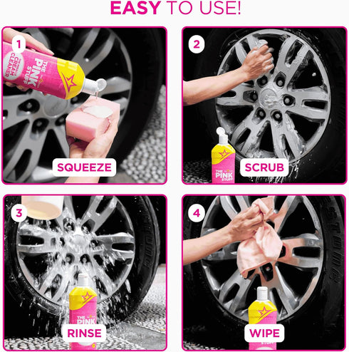 The Pink Stuff 500ml PACK 2 Stardrops The Miracle Cream Cleaner