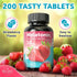 NGU Next Gen U 10 200 Melatonin Tablets - mg Dietary Supplement - Strawberry Flavored - Vegan Tablets - by NextGenU