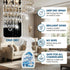 TONBEEN 10.14 oz Chandelier Cleaner Drip Dry Spray, No Wipe Formula for Crystal Chandeliers, Streak-Free Spray-On