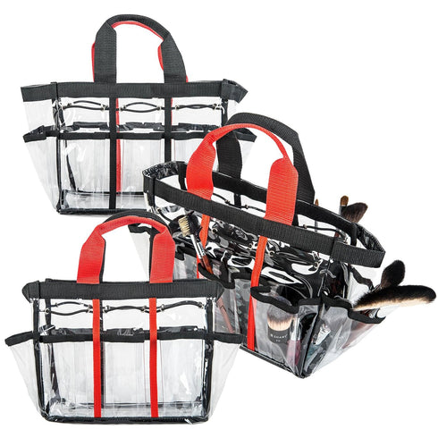 SHANY Clear Travel Makeup Bag, Cosmetics Organizer, Ready Set