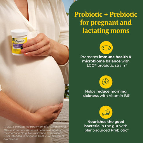 MegaFood Baby & Me 2 Prenatal Probiotic, 30 Capsules for Women’s Digestive Health & Immune Support