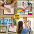 Textured Sensory Mats for Special Needs Kids, 8" Colorful Fidgeting Tactile Toys for Learning & Play, 12 Pack with Hooks