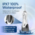 Water Dental Flosser Cordless for Teeth with Tongue Brush, 7 Nozzles, Portable Oral Irrigator, 3 Cleaning Modes