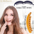 RC ROCHE ORNAMENT 6 Pcs Women's Premium Hair Plastic Banana Classic Clincher, Medium Classic Multicolor