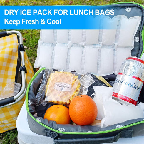 Packs Frozen Pack Packs 14'' 13'' 144Cells Shipping Cold Dry Ice for Shipping Food, Flexible Cold Ice Sheets