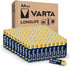 VARTA Longlife AA Batteries (100 Pack), Alkaline Double A Battery