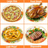 YJOY 100Pcs Set, 10" 12" Thanksgiving Oval Paper Plates and Napkins x Party Plates,Large Disposable Dinner Plates
