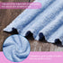 Syhood 12 Pcs Microfiber Face Wash Cloths, 10 x 10 Inch Makeup Remover Towel, Reusable Soft Cleansing Towels