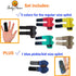 BodyMoves 5 Finger Splints plus 1 pinkie/kid splint (with Blue Pinkie)