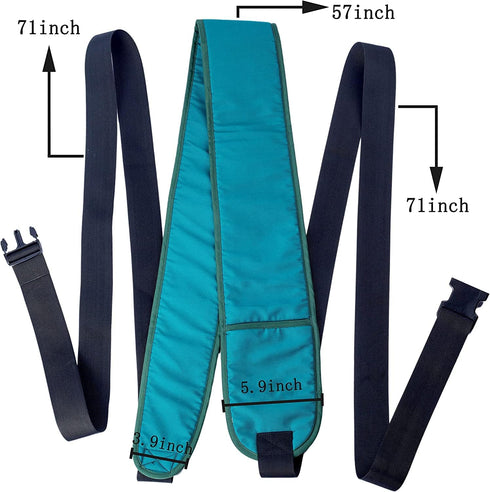 zuylikxy Medical Restraint-Bed Restraint Strap for Elderly Safety, Wheelchair Seat Belt, Chest Strap, Nursing Patient