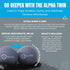 Tune Up Fitness Alpha Twin Set in Tote, Larger Sized Yoga Massage Therapy Balls for Pain Relief