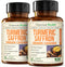 Turmeric Saffron Supplements with Cinnamon & Cardamom | Antioxidant Joint Support | Pack of 2