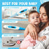 JJ CARE Oral Thermometer with LCD Display, Fast 10 Seconds Reading for Babies and Adults, Includes 10 Covers