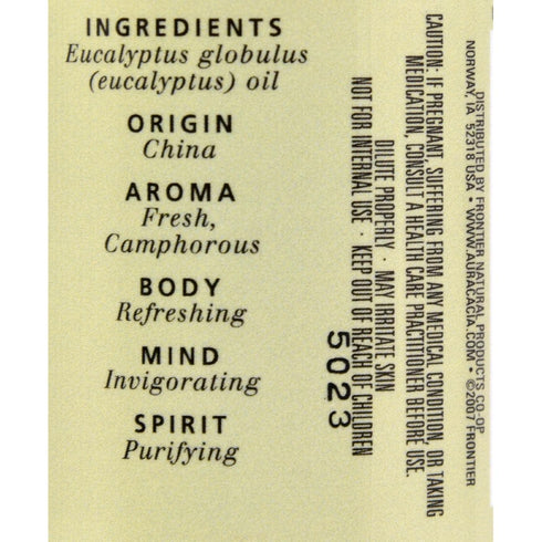 Aura Cacia Eucalyptus Essential Oil, 2 Ounce