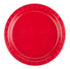 Party Favors Plus 24 Plates 9" Paper Dinner Lunch Plates Wax Coated - Red