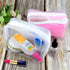 5 Packs Clear Waterproof Cosmetics Bag, TSA Approved, PVC Zippered Toiletry Pouch for Travel, Bathroom, and Organizing