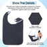 Yuanan 10 Pack 9.06 6.3 Inch Premium Adult Bib, Clothing Protectors for Adults X Washable Adult Bibs for Seniors