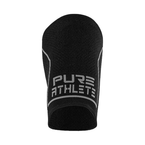 Technical Thigh Compression Sleeve - Men Women Hamstring, Thigh, Groin, Quad Support Relief (Medium, Black - 1 Sleeve)