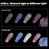 Allstarry Diamond Nail Glitter, 4 Colors Sparkling Korea Reflective Glitter Dust for Nail Art, Gel Polish Crafts, Disco