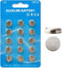 Soyasi LR1130 Battery 15 Pack, 1.5V L1131f Alkaline Button Cell Coin Cell Watch