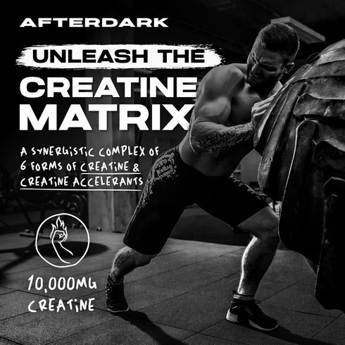 AfterDark Supplements Creation Creatine Monohydrate Powder, 10000mg Blend for Power, Endurance & Muscle Growth, 21