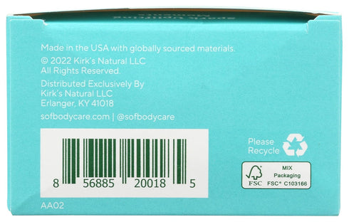 South Of France French Milled Vegetable Oval Bar Soap with Organic Shea Butter, Blooming Jasmine, 6 Ounce (Pack of 1)