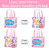 C L cooper life 12pcs Summer Pool Party Gift Treat Bags, Pink Hello Summer Theme Non-Woven Bags for Girls