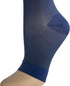 Truform Sheer Compression Stockings, Women's Knee High Length, Open Toe, 15-20 mmHg, 20 Denier, Blue, Medium
