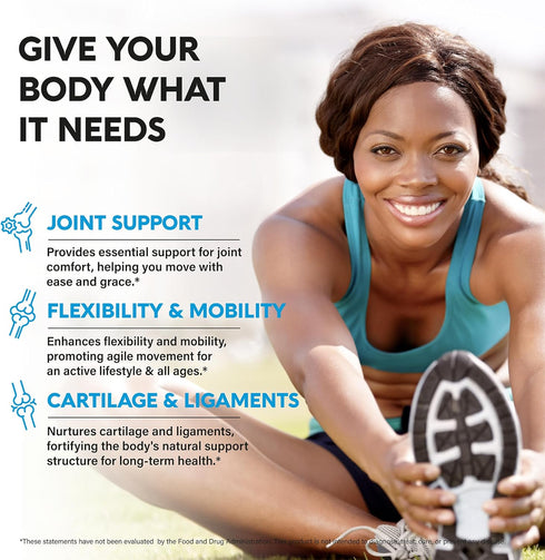 Glucosamine Chondroitin MSM Collagen | 120 Capsules Joint Support Supplement 2800 mg Made in USA