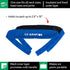 Ice Wraptor Bandana + 6 Inserts: Just Add Water & Freeze, Portable Ice Therapy for Pain Relief, Adjustable, Lightweight