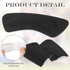 Hotop 6 Pairs Heel Cushion Pads for Women, Adhesive Heel Grips Stickers Liner Inserts for Loose Shoes (Black, White)