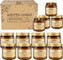 TLNFHRPI 12 3.05oz, Pcs Scented Candles with Added Natural Essential Oils, Suitable for Various Festivals, Parties